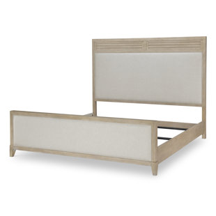 LEGACY CLASSIC FURNITURE Framingham King Solid Wood and Upholstered Panel Bed