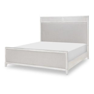 LEGACY CLASSIC FURNITURE Framingham Queen Solid Wood and Upholstered Storage Standard Bed