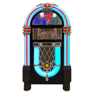 ARKROCKET AUDIO Arkrocket Taurus II Jukebox Vinyl Record Player Bluetooth Retro Turntable