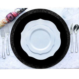 NICOLE FANTINI COLLECTION Disposable Antique collection Plastic Salad Plates White 7'' (Set of 20)