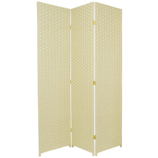 DOVECOVE Roscoe 71'' H Solid Wood Folding Room Divider