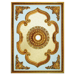 ARTISTRY LIGHTING Leaf Center Rectangle Ceiling Medallion