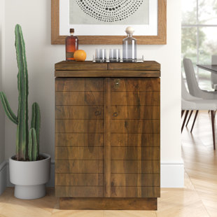 LANGLEY STREET Barschrank Mireya mit Weinregal