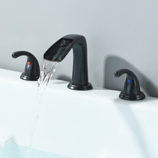 KEBOO Widespread 2-handle Bathroom Faucet with Drain Assembly