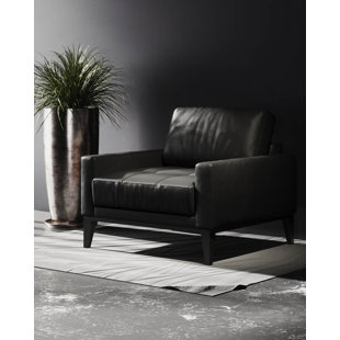 EUMESONICA Sessel Musso aus Echtleder