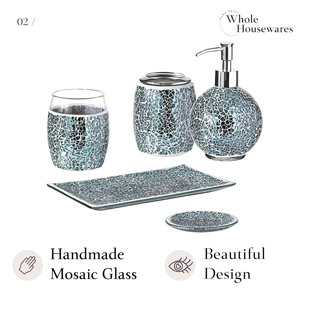 WHOLE HOUSEWARES Bathroom Accessory Set