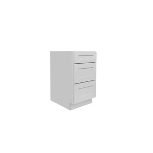 NELSONCABINETRY Elegant 34.5'' H Gray Standard Base Cabinet Ready-to-Assemble