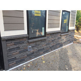 DURAKWIK STONE 13" x 10.83" Stone Wall Corner in Rocky Boulder (Set of 4)