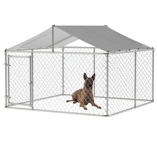 TUCKER MURPHY PET™ Dakshith Anti-Rust Dog Pens Pet Crate