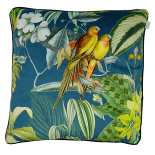 STYLE FURNISHINGS Floral Square Throw Cushion With Filling