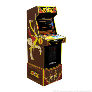 ARCADE 1UP Joust 14-in-1 Midway Legacy Edition Arcade With Licensed Riser And Light-up Marquee, Arcade1up