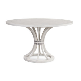 BASSETT MIRROR Maxine 24" Pedestal Dining Table