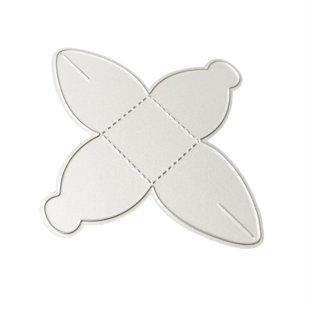 XSIX Flower Heart Metal Cutting Dies Stencils