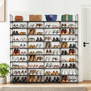 REBRILLIANT 72 Pair Stackable Shoe Rack