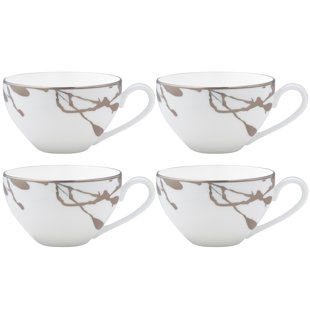 Noritake Raptures Porcelain Teacups (Set of 4)