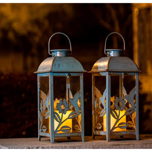 STEADY DOGGIE 14.35'' Outdoor Lantern (Set of 2)