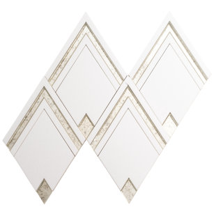 Andova Sierra Glass, Stone, Stainless Steel and Brass Specialty Mosaic Tile