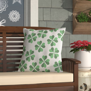 THE TWILLERY CO.® Lucky Patch St. Patrick's Day Outdoor Square Pillow Cover & Insert
