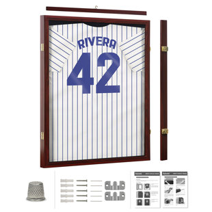 Winbold 26.16'' W 34.28'' D Football Plastic/Acrylic Jersey Case