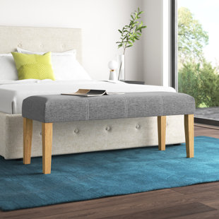 HYKKON Adames Kingspoint Painted Upholstered Bench