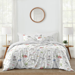 SWEET JOJO DESIGNS Farm Animals Comforter Set (Set of 3)