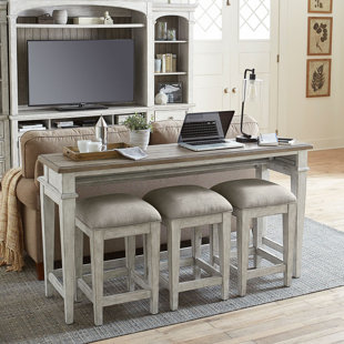MYMODON 66'' Console Table and Stool Set