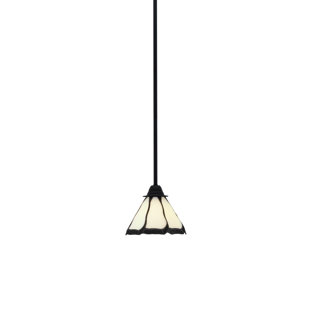 TOLTEC LIGHTING Paramount 1 - Light Matte Black Single Pendant