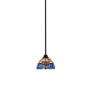 TOLTEC LIGHTING Paramount 1 - Light Matte Black Single Pendant