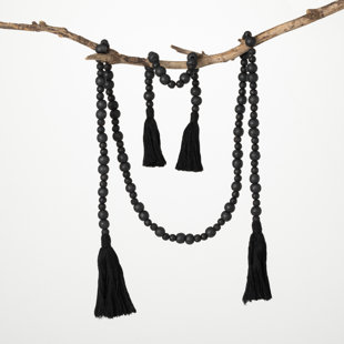 CLOVER LANE Wood 72'' Novelty Garland Garland