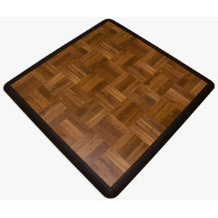 BIGFLOORS 12" L x 12" W x 0.75" Vinyl Tile
