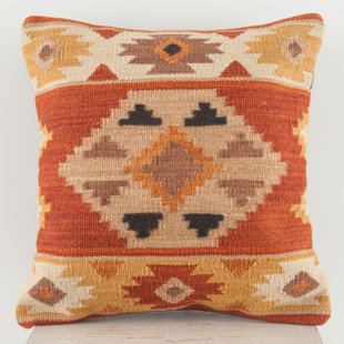 CONTINENTAL RUG COMPANY Lodge Geometric Wool Pillow Cover