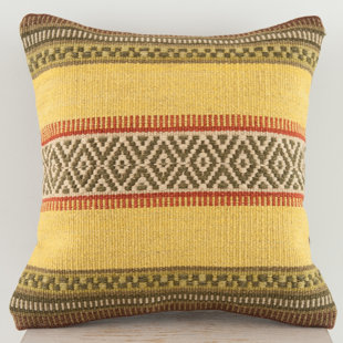 CONTINENTAL RUG COMPANY Lodge Geometric Wool Pillow Cover