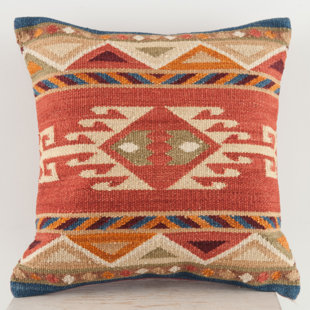 CONTINENTAL RUG COMPANY Lodge Geometric Wool Pillow Cover