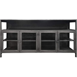DESIGNE GALLERIE Media Console with Glass Doors for TVs up to 42"