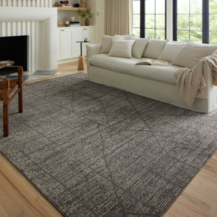 TRENT AUSTIN DESIGN® Peterkin II Charcoal / Ivory Area Rug