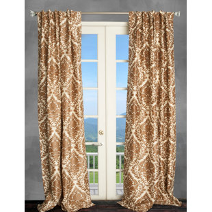 ASTORIA GRAND Marvale Polyester Semi Sheer Curtain Panel