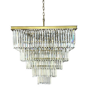 LIGHTUPMYHOME D'Angelo 16 - Light Dimmable Tiered Chandelier