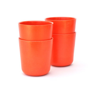 EKOBO Gusto 15oz. Resin Drinking Glass (Set of 4)