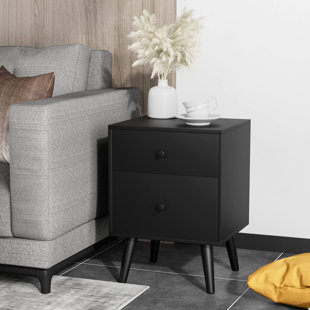 NORDEN HOME Frohna Solid + Manufactured Wood Bedside Table