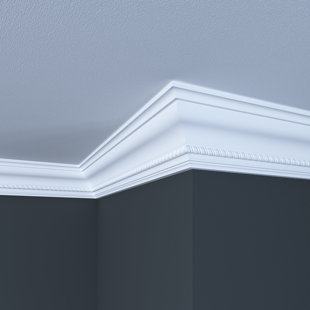 ORNAMENTAL MOULDINGS 3.75'' H x 96'' W x 0.5'' D Wood Crown