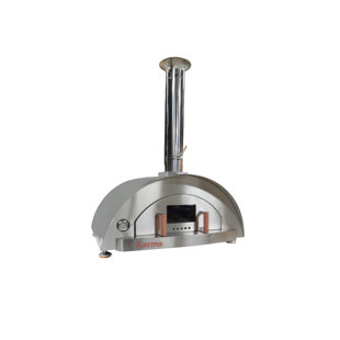 WPPO LLC Karma Stainless Steel Free Standing Wood Burning Pizza Oven