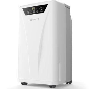 KESNOS 34 Pints per Day with Tower Dehumidifier for Rooms up to 2500 sq. ft.