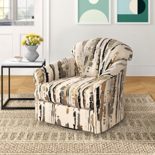 MERCURY ROW® Brinda Upholstered Swivel Armchair