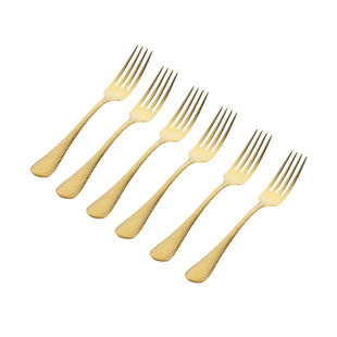WAYFAIR SAMPLES Salem Piece 18/0 Stainless Steel Dinner Forks Set Of 6