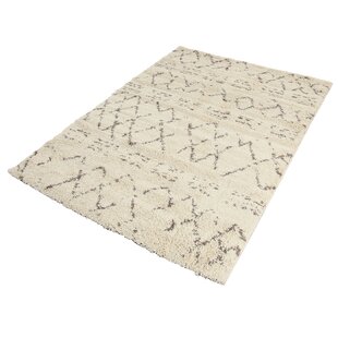 FJØRDE & CO Astrid Abstract Machine Woven Cream Area Rug