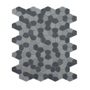 WS TILES® Gaia 0.6" x 0.6" Glass Grid Mosaic Wall & Floor Tile