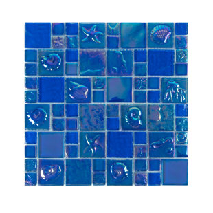 WS TILES® Reflections Glass Versailles Mosaic Tile