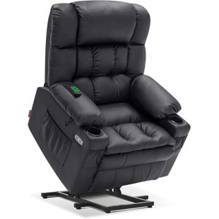 MCombo Dual Motor Power Lift Recliner with Massage and Heat, Infinite Position