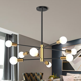 MERCER41 Guislain 8 - Light Dimmable Sputnik Sphere Chandelier