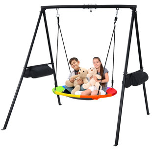 Klo Kick Metal Swing Set with 1 Swing(s)